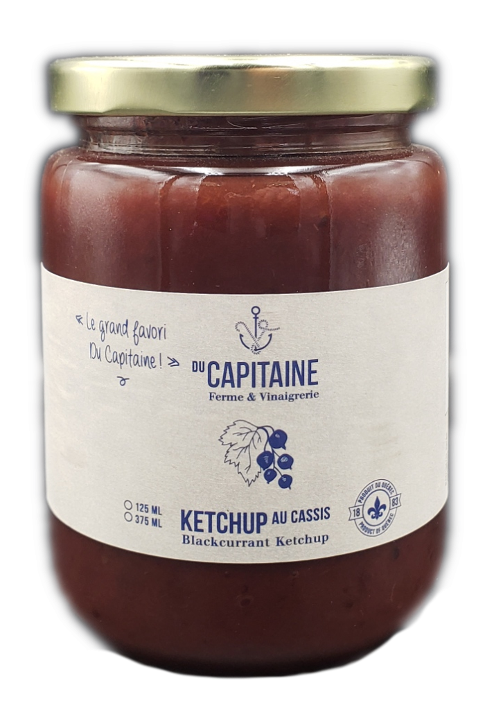 ketchup de cassis biologique du capitaine